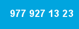 977 927 13 23